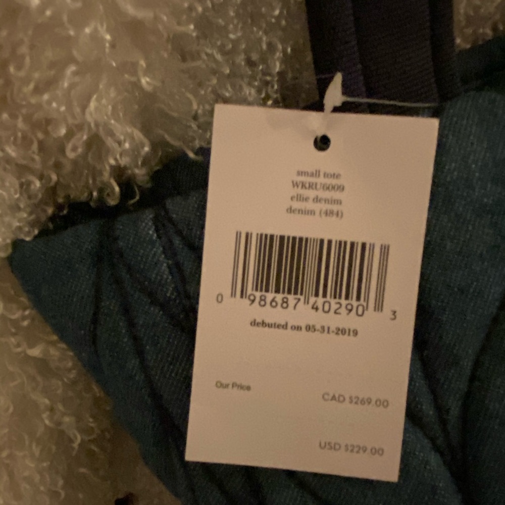 NWT Kate spade denim  small tote bag - Picture 5 of 5